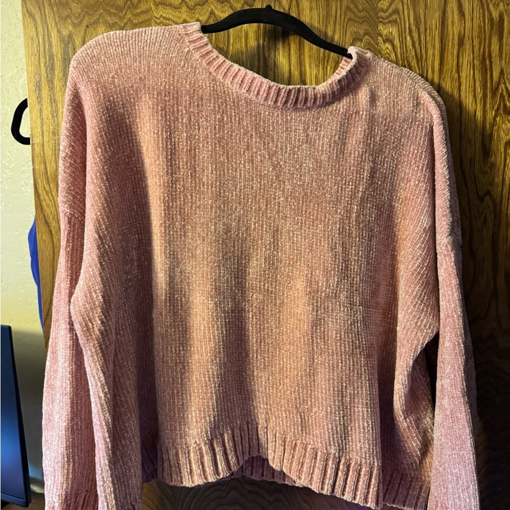 Mossimo Supply Co. Blush Crew Neck Sweater